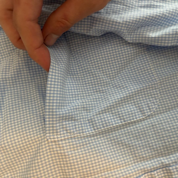 Club Room Regular Fit Performance Men’s Baby Blue Long Sleeve  17 1/2 34-35 NWOT - Picture 5 of 11